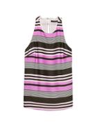 Banana Republic Womens Stripe Racerback Shell Vibrant Lilac Stripe Size Xxs