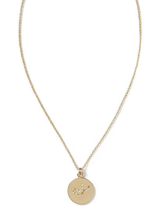 Banana Republic Virgo Pendant Necklace Size One Size - Gold