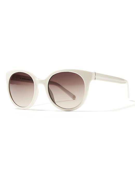 Banana Republic Tate Sunglasses Size One Size - White