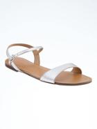 Banana Republic Ryan Two Piece Sandal - Silver