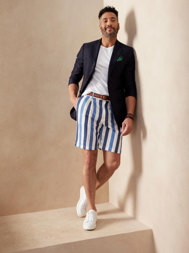 9 Cotton-linen Short
