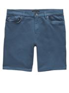 Banana Republic Mens 9 Traveler Aiden Slim Short Moonshadow Blue Size 30w