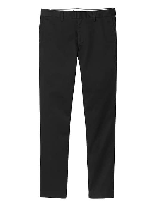 Banana Republic Mens Aiden Slim Rapid Movement Chino Pant Black Size 35w