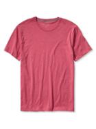 Banana Republic Mens Soft Wash Tee Size L Tall - Red Heather