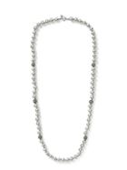 Banana Republic Womens Pearl Pave Long Necklace Gray Size One Size