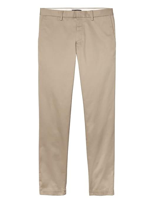 Banana Republic Mens Emerson Straight Rapid Movement Chino Pant Khaki Size 42w