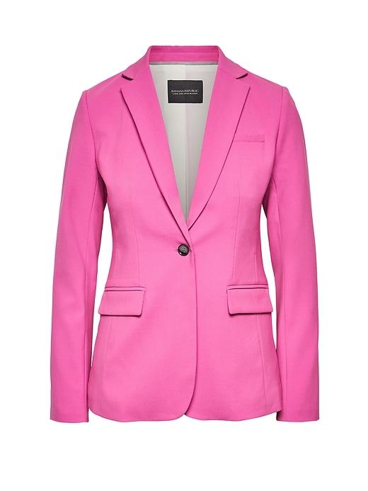 Banana Republic Long And Lean-fit Lightweight Wool Blazer