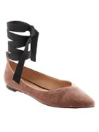 Banana Republic Auror Ankle Strap Flat - Pink Champagne/champag