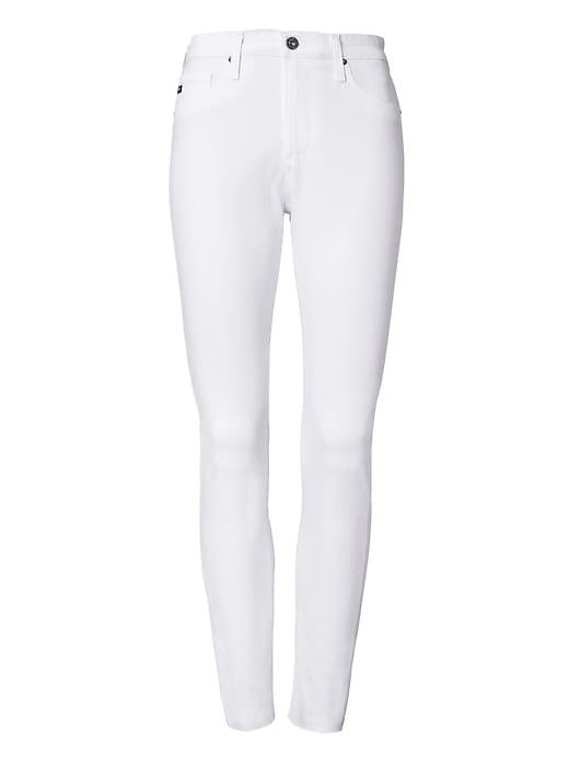 Banana Republic Womens Ag Jeans   Farrah Skinny Ankle Jean White Size 30