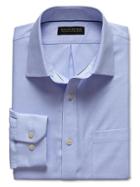 Banana Republic Tailored Slim Fit Non Iron Micro Square Shirt - Sky Blue