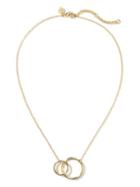 Banana Republic Modern Rings Pendant Necklace - Gold
