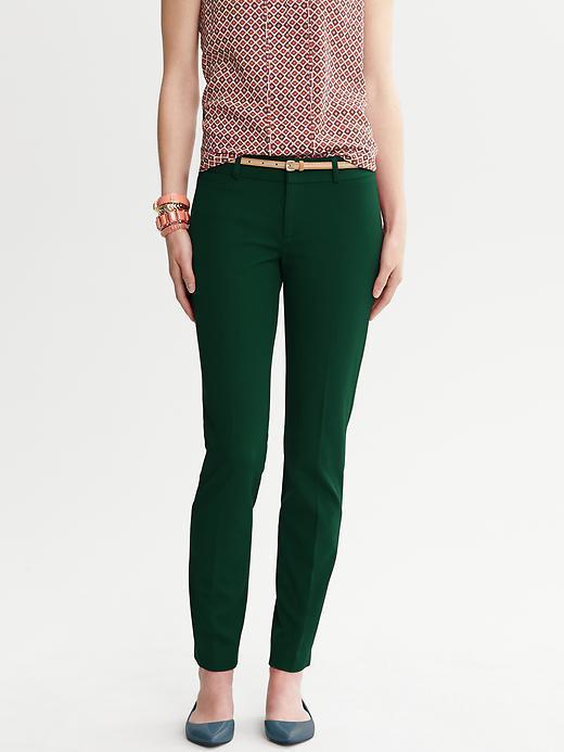 Banana Republic Sloan Fit Slim Ankle Pant - Porch Green