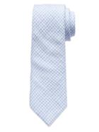 Banana Republic Mens Gingham Cotton Tie Size One Size - Blue