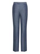 Banana Republic Mens Standard Blue Linen Suit Pant Comet Blue Size 32w