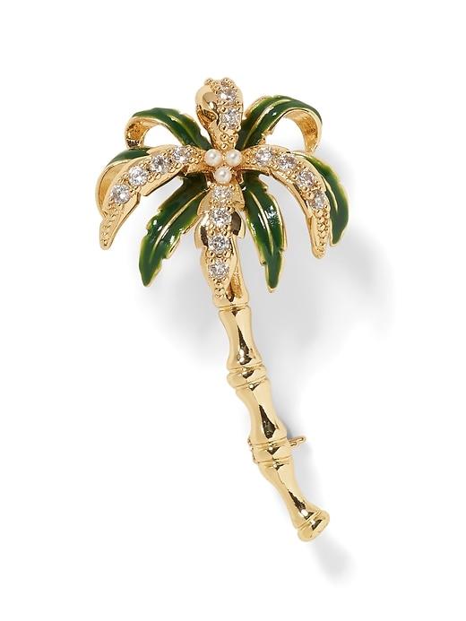 Banana Republic Pav Palm Tree Brooch