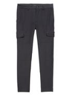 Banana Republic Mens Japan Online Exclusive Athletic Tapered Stretch Knit Cargo Pant Black Size 30w