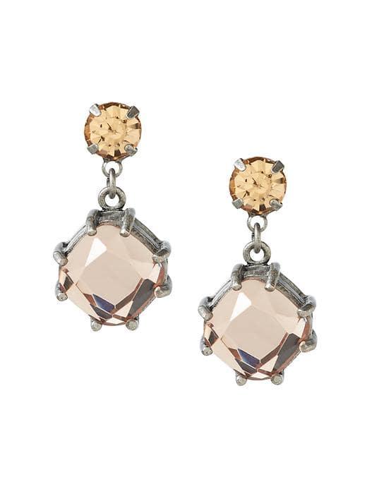 Banana Republic Soft Geo Petal Drop Earring - Gold