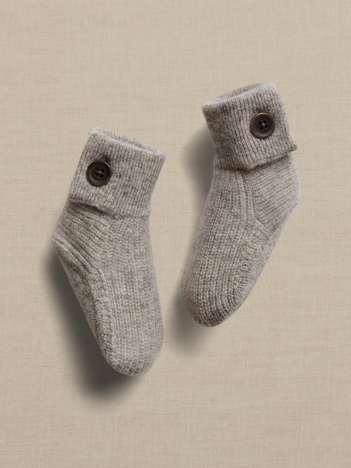 Cashmere Booties For Baby