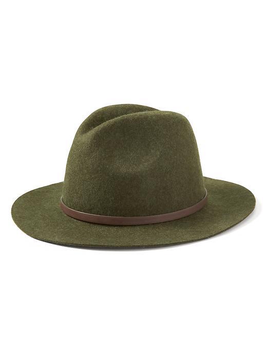 Banana Republic Andrea Felt Hat Size L/xl - Olive