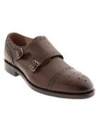 Banana Republic Mens Drake Double Strap Shoe Size 10 - Chocolate