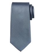 Banana Republic Mens Oxford Silk Nanotex Tie Blue Shadow Size One Size