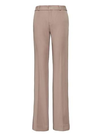 Banana Republic Womens Logan Trouser-fit Machine-washable Bi-stretch Pant Fresh Taupe Size 6