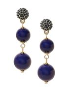 Banana Republic Womens Resin Delicate Bauble Earring Navy Size One Size