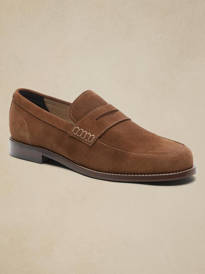 Devyn Suede Penny Loafer
