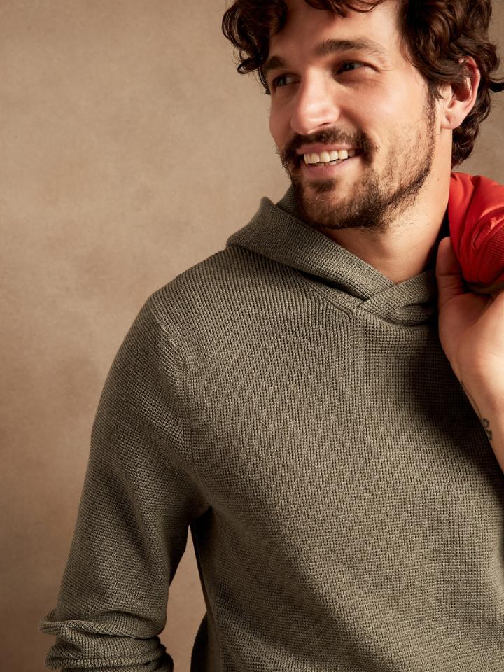 Organic Cotton Sweater Hoodie