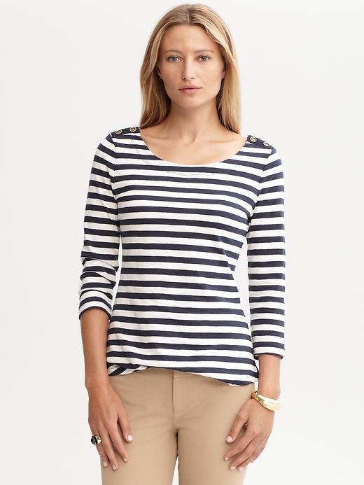 Banana Republic Emma Striped Tee