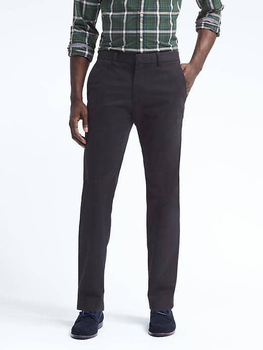 Banana Republic Mens Aiden Slim Chino - Navy Star