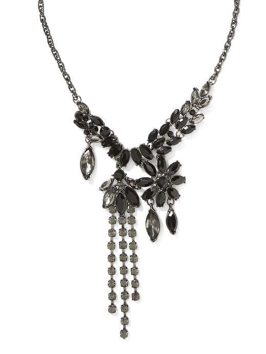 Banana Republic Jet Necklace - Black