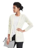 Banana Republic Womens Relaxed Button Back Cardigan - Cocoon
