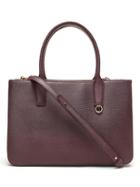 Banana Republic Structured Compact Tote Size One Size - Burgundy