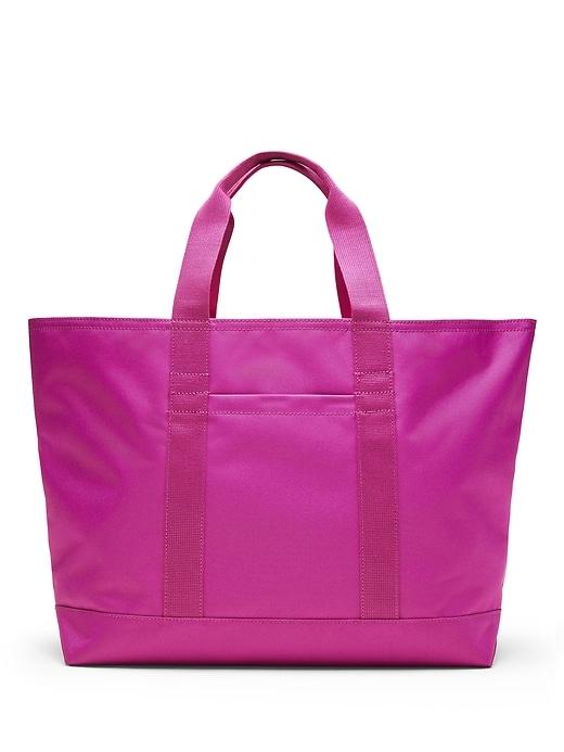 Banana Republic Womens Large Tote Bag Raspberry Pink Size One Size