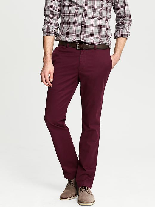 Banana Republic Aiden Slim Fit Chino - School Red