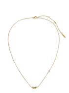 Banana Republic Womens Everyday Luxuries 14k Gold-plated Cz Knot Necklace Gold Size One Size