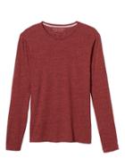 Banana Republic Soft Wash Long Sleeve Tee - Brick