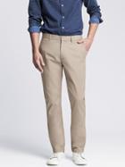 Banana Republic Mens Aiden Slim Fit Chino Size 29w 32l - Khaki