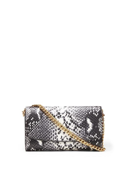 Banana Republic Snake Print Smartphone Crossbody
