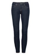 Banana Republic Womens Petite Skinny Zero Gravity Stay Blue Ankle Jean Indigo Size 29