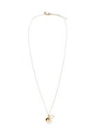 Banana Republic Womens Pearl Bauble Layer Necklace Gold Size One Size