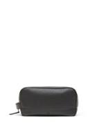 Banana Republic Mens Leather Dopp Kit Black Size One Size