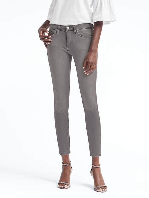 Banana Republic Womens Zero Gravity Betty Wash Skinny Jean - Light Gray