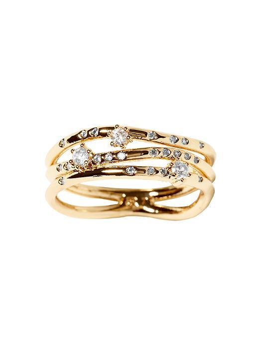 Banana Republic Riviera Band Ring Size 5 - Gold