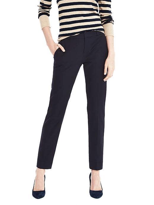 Banana Republic Ryan Fit Lightweight Wool Pant - Navy