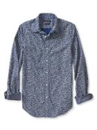 Banana Republic Mens Grant Fit Custom 078 Wash Shirt Size L Tall - Mythic Blue