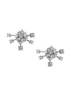 Banana Republic Cluster Link Stud Earring - Hematite