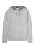 Banana Republic Mens Textured Half-zip Sweater Hoodie With Coolmax Technology Chrome Gray Size L