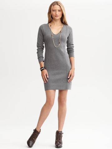 Banana Republic V Neck Sweater Dress